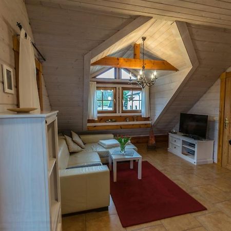 Ferienwohnung Im Blockhaus Rosenkranz Rathmannsdorf Bagian luar foto