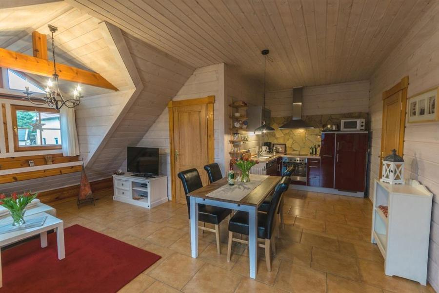 Ferienwohnung Im Blockhaus Rosenkranz Rathmannsdorf Bagian luar foto